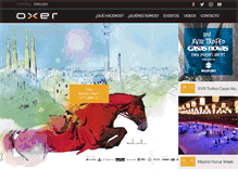 Tablet Screenshot of oxersport.com
